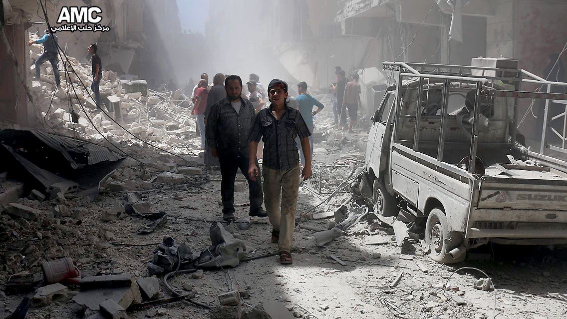 In Aleppo, der einst größten Stadt Syriens, tobt seit langem der Bürgerkrieg.