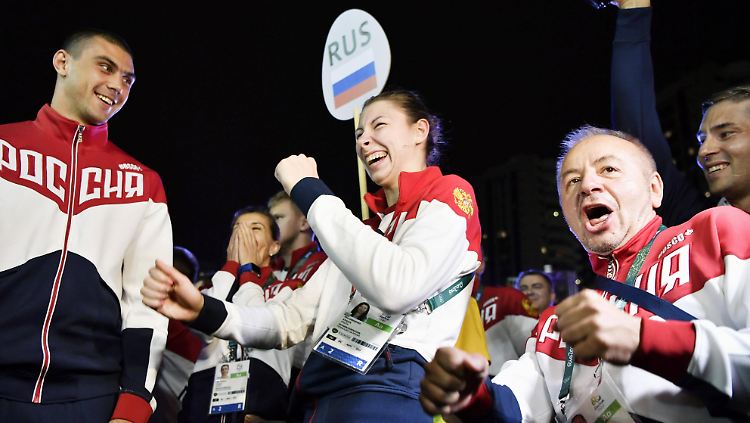 Willommen in Rio? Die russischen Athleten erfreuen sich bei den Spielen nicht gerade uneingeschränkter Beliebtheit.