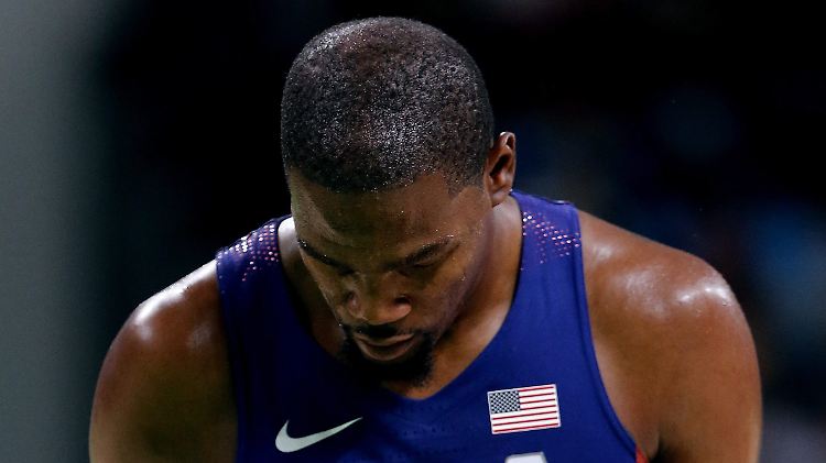 Nich seine beste Partie gegen Australien: Kevin Durant.