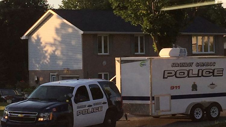 Der Polizeieinsatz fand in Strathroy nahe Toronto statt.