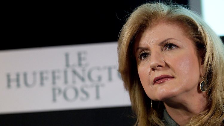 Arianna Huffington orientiert sich beruflich um.