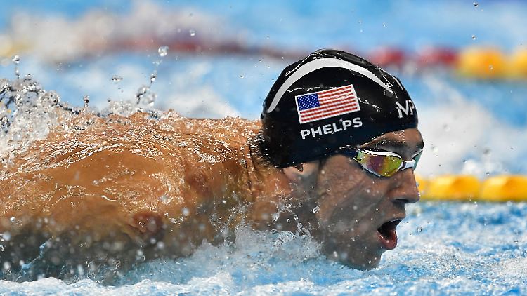 Phelps schwamm zum 22. Mal zu olympischem Gold.