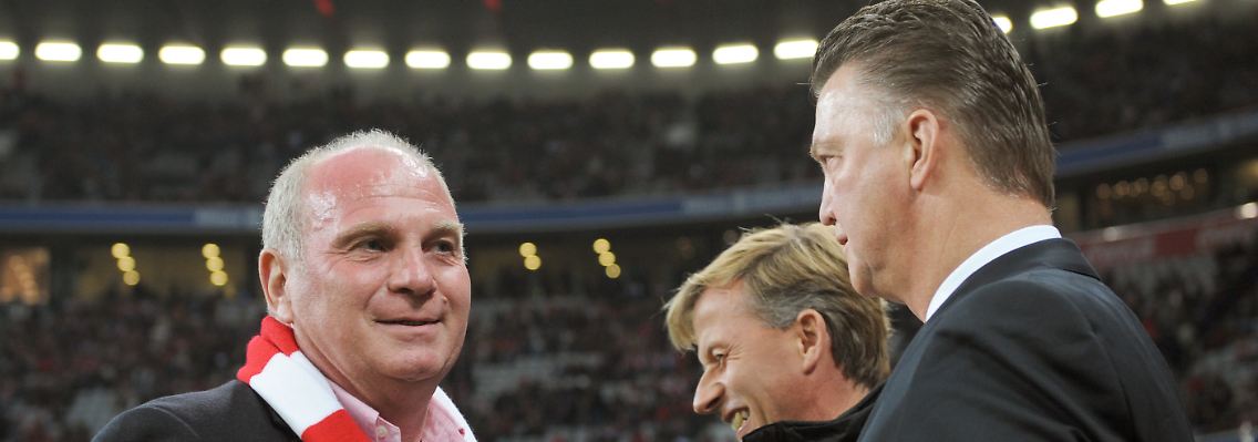 Freunde fürs Leben? Uli Hoeneß und Louis van Gaal.