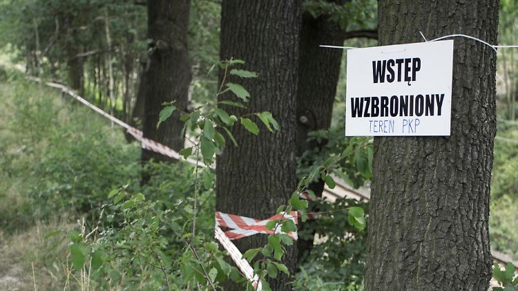 Das Suchgebiet ist abgesperrt.