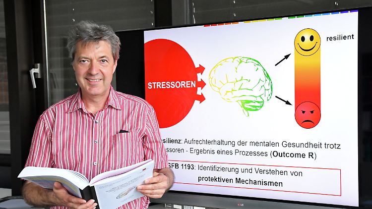 Beat Lutz forscht am Deutschen Resilienz-Zentrum zur seelischen Widerstandskraft gegen Stress.