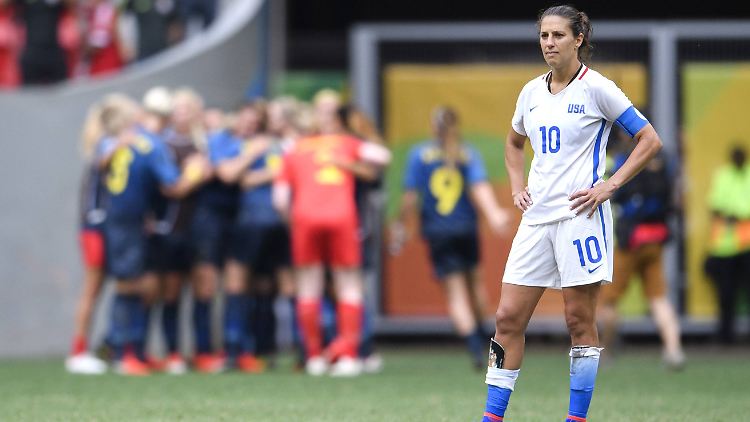 Carli Lloyd war nach dem Spiel nicht nach Feiern zumute.
