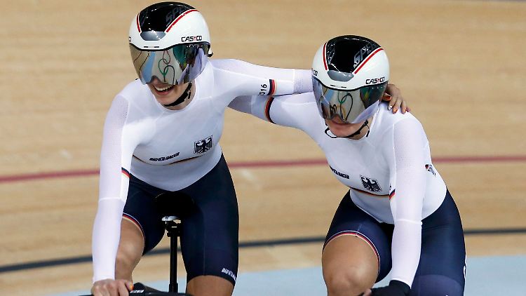 Für Gold, wie 2012 reichte es dieses Mal nicht, aber dafür konnten sich Miriam Welte und Kristina Vogel über Bronze freuen.