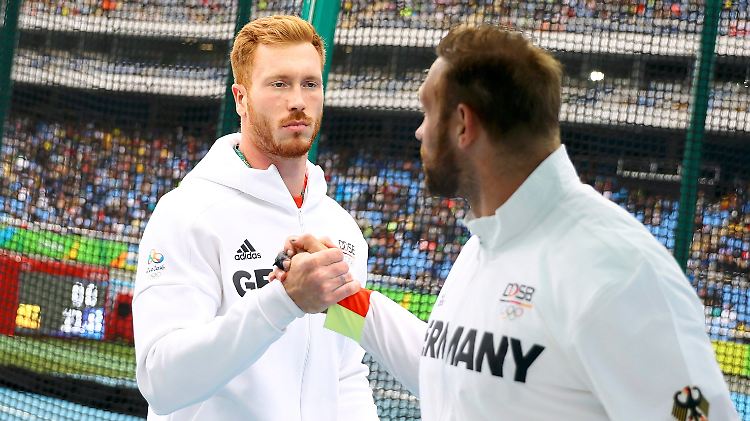 Harting-Power im Doppelpack: Während Robert (r.) raus ist, steht Christoph im Finale.