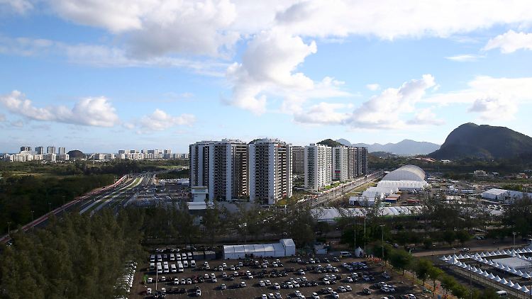 Das Olympische Dorf wurde erst kurz vor knapp fertig. 
