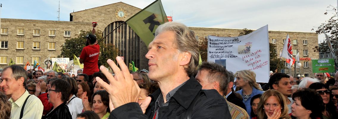 Walter Sittler, laut Strobl "Propagandist der S21-Bewegung".