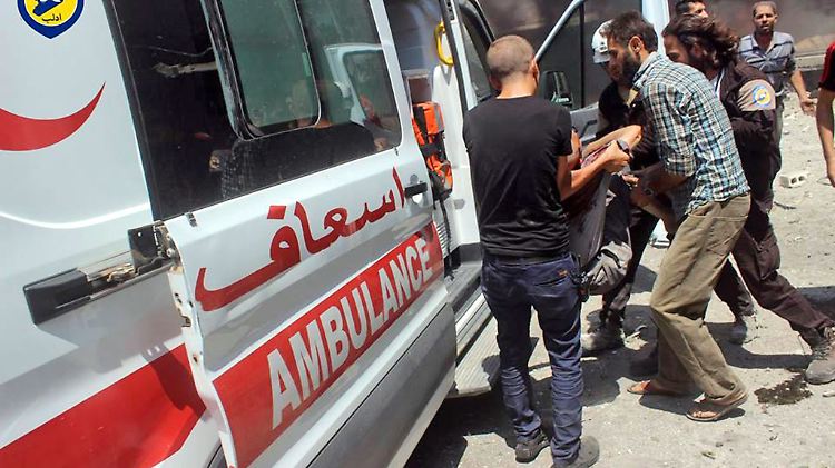 Bereits am Samstag starben mindestens sechs Menschen bei Luftschlägen auf Idlib.