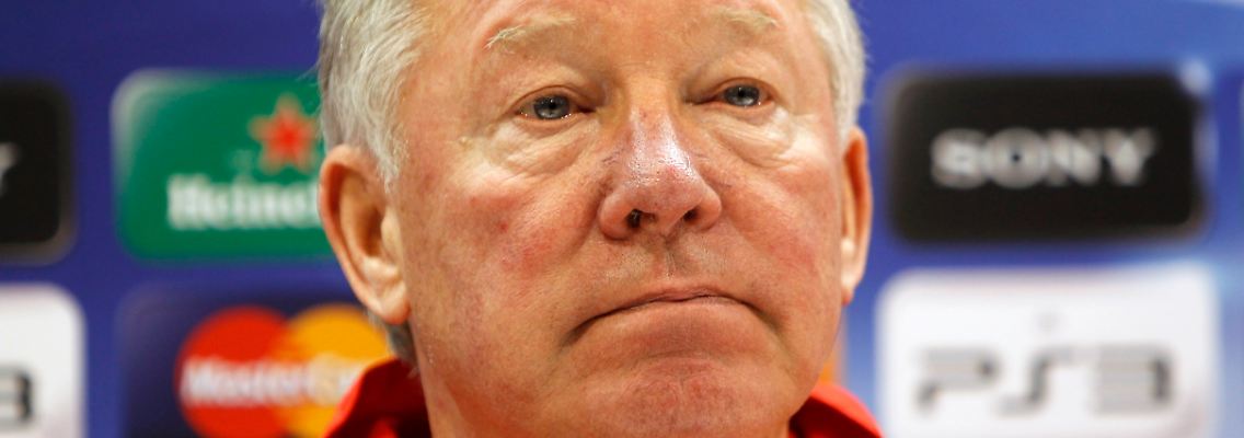 "So wie ich es sehe, haben wir bei einem Sieg zehn Punkte": Alex Ferguson.