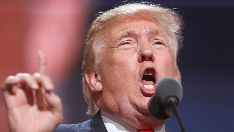 Poltert gern, auch ohne Blick auf die Fakten: Donald Trump will US-Präsident werden.