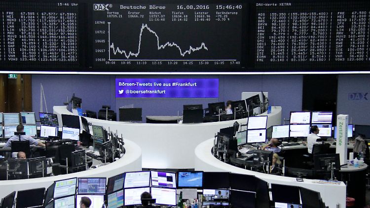 Für einen kleinen Ausreißer nach oben sorgt der ZEW-Index am Vormittag - am Ende bleibt es beim Minus.