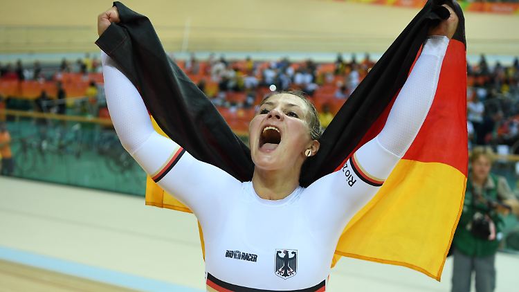 Gold im Sprint: Bahnrad-Ikone Kristina Vogel aus Thüringen.