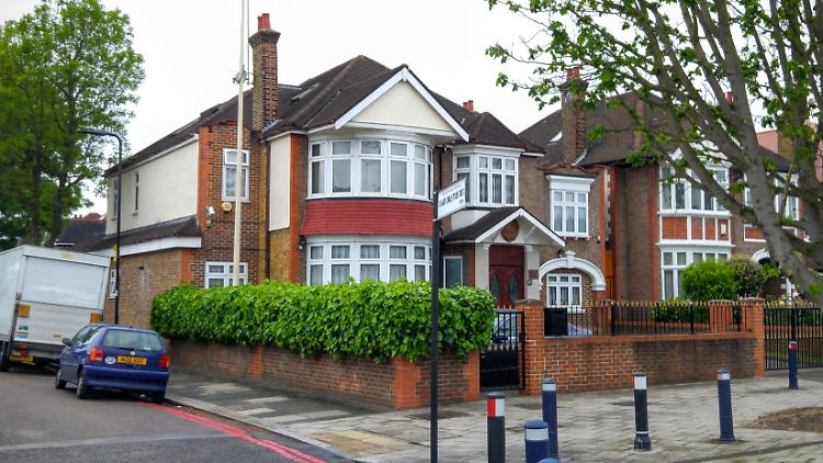 Die nordkoreanische Botschaft in London.
