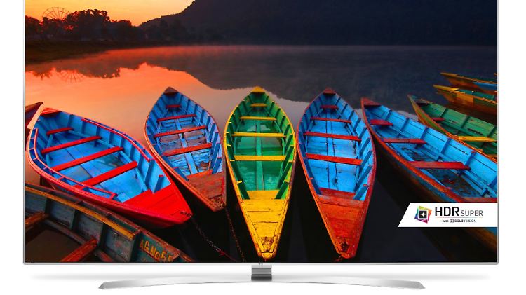 Premium-HDR: Der LG 65UH8500 mit Dolby Vision kostet in den USA 300 Dollar.