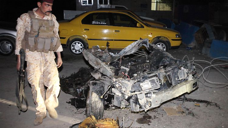 In Sadr City ging eine Autobombe hoch.