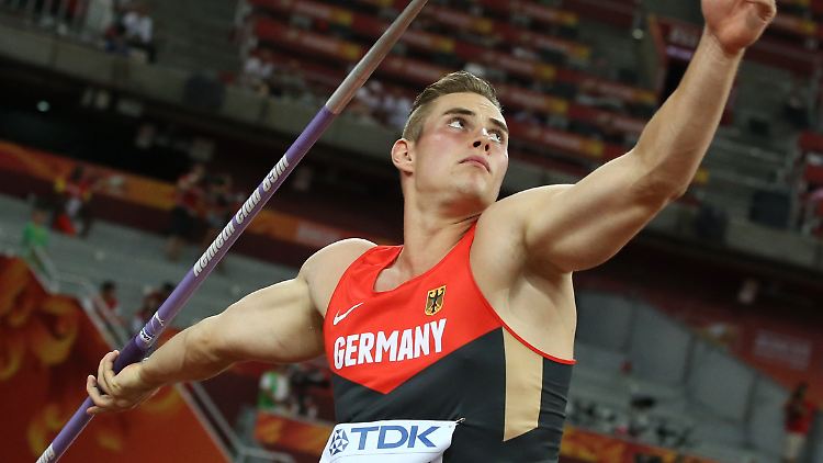Viele Hoffnungen liegen auf dem Speerwerfen: Johannes Vetter könnte für eine dringend benötigte Medaille sorgen.