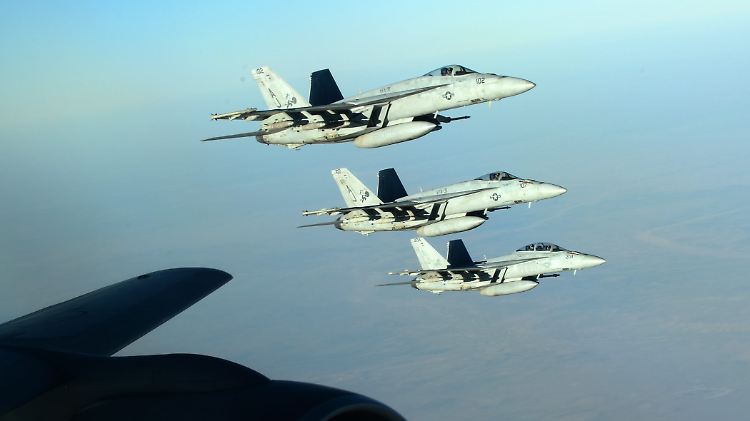US-Kampfflugzeuge über Syrien.