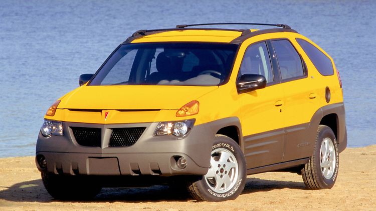 Der Pontiac Aztek gilt vielen als das hässlichste Auto aller Zeiten.