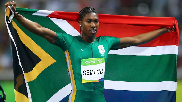 Caster Semenya brauchte 1:55,28 Minuten für 800 Meter.