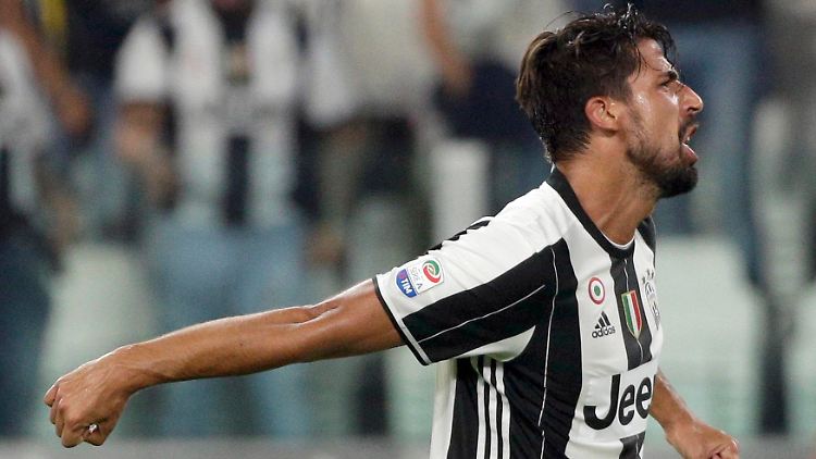 Tor und Mannschaft geführt: Sami Khedira gab bei Juventus Turin einen prima Saisoneinstand.