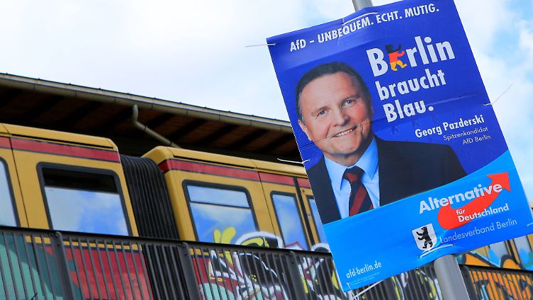 Will mit seiner Partei ins Abgeordnetenhaus: AfD-Landeschef Georg Pazderski.