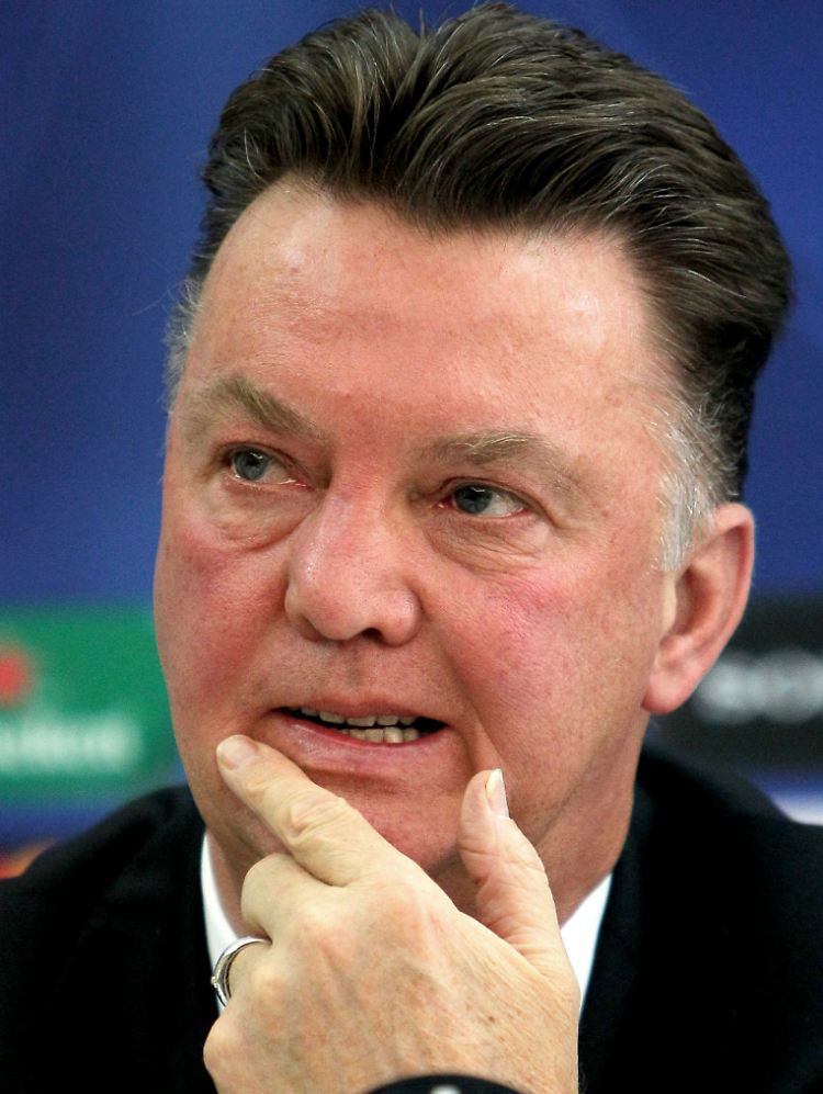 "Erstaunt und sehr, sehr enttäuscht": Louis van Gaal.