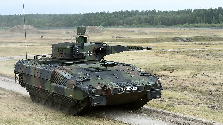 Deutsche Panzer - hier ein "Puma" von Rheinmetall - sind weltweit gefragt. 