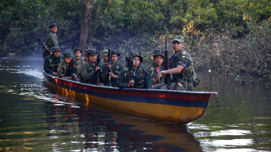 Farc-Guerilleros in der südlichen Provinz Putumayo - auch hier könnte die Entwaffnung ab Oktober beginnen.