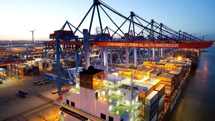Der starke Export schiebt die deutsche Wirtschaft an.