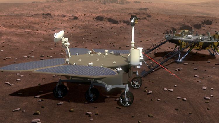 Der Rover soll Bodenproben nehmen und nach Anzeichen für Wasser suchen.