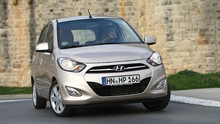 Knuffig sieht der Hyundai i10 auch im Alter aus.