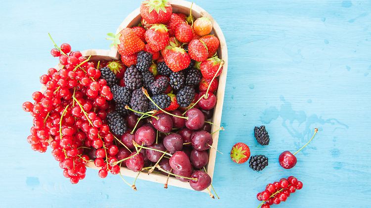 Beerenobst enthält viele gesundheitsfördernde Inhaltsstoffe und Eisen.
