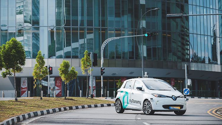 Nutonomy rüstete unter anderem dieses elektrisch angetriebene Renault-Modell um.