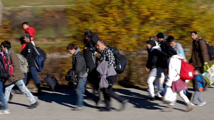 Derzeit werden monatlich bis zu 1400 Flüchtlinge an der grünen Grenze oder in den Fernreisezügen im Raum Passau aufgegriffen. Im vergangenen Herbst waren es noch bis zu 6000 pro Tag. (Archivbid)