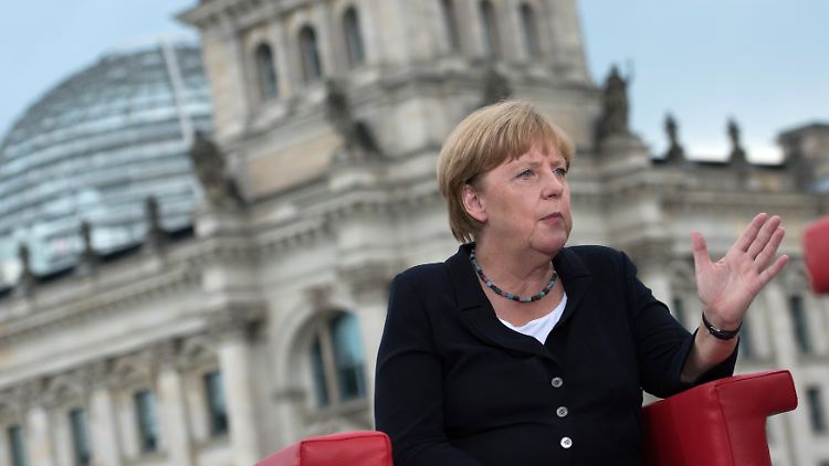Angela Merkel im ARD-Sommerinterview.