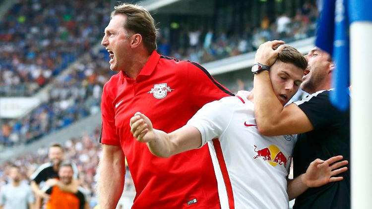 Marcel Sabitzer sorgte mit seinem späten 2:2 in Hoffenheim für den ersten RB-Rausch in der Bundesliga.
