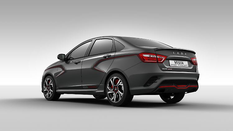 Eine Spoilerlippe und eine sportliche Heckschürze zieren den Sport-Vesta.