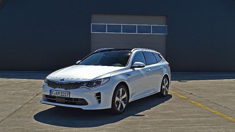 In der schnittigsten Ausführung trägt der Kia Optima Sportswagon das Kürzel GT.