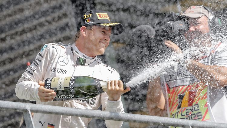 Nico Rosberg war in Belgien dank eines exzellenten Starts nie in Bedrängnis.