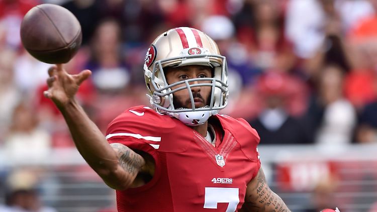 Colin Kaepernick will damit auf die Rassendiskriminierung in den USA aufmerksam machen.