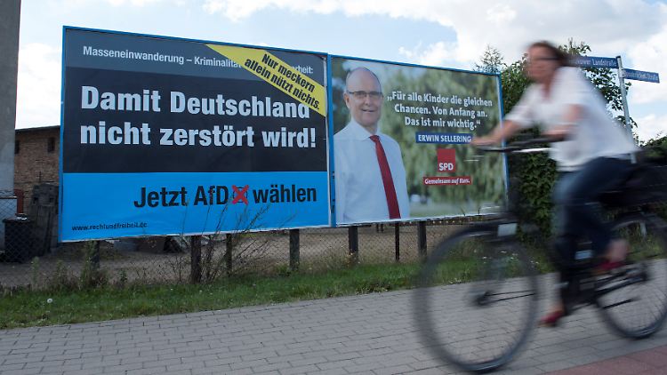 Man muss wohl damit rechnen, dass die AfD mit vielen Sitzen im Schweriner Landtag vertreten sein wird.