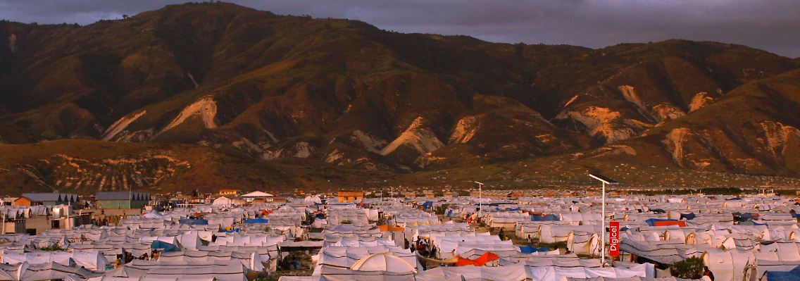Viele Haitianer leben seit dem Erdbeben immer noch in provisorischen Camps.