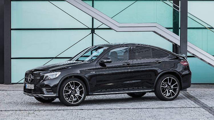 Optisch verschärft zeigt das GLC 43 Coupe, dass es aus dem Hause AMG kommt.