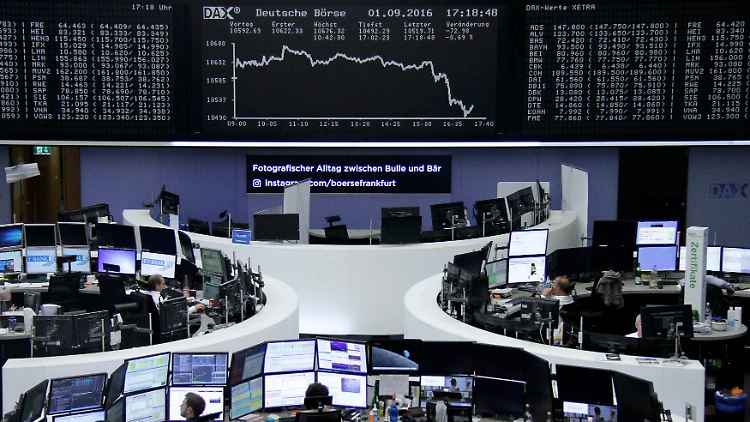 Einkaufsmanager, Bauausgaben, ISM: Der Dax reagiert am Nachmittag deutlich auf die Daten aus den USA.