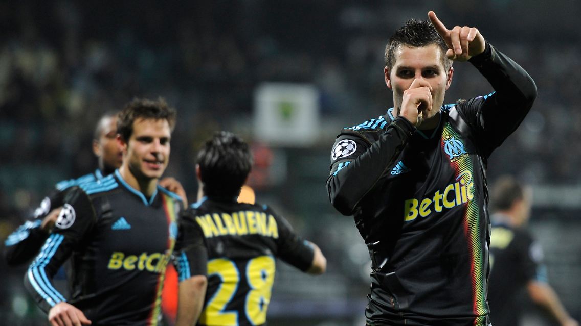 Pierre-Andre Gignac traf in Zilina gleich dreimal für Marseille.