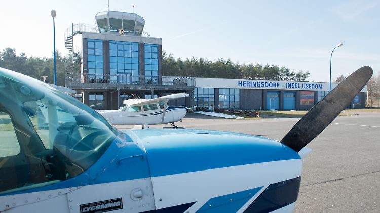 Das vermisste Flugzeug war vom Flughafen in Heringsdorf gestartet. 