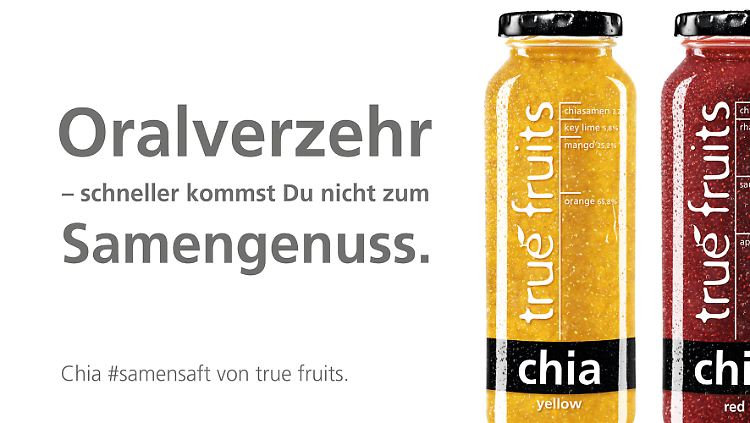 Ob die Slogans des Smoothie-Herstellers die Grenzen des guten Geschmacks überschreiten, entscheidet jetzt der Werberat.